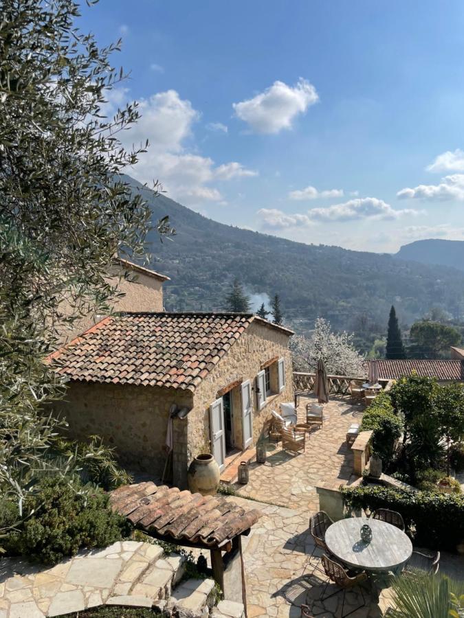 L'Escale Du Ciel Bed & Breakfast Le Bar-sur-Loup Ngoại thất bức ảnh